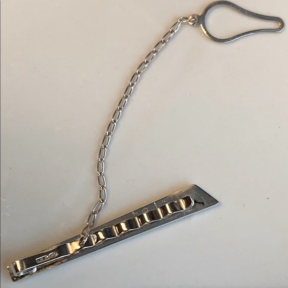 Elegant Tie Clip, Silver And Gold, Hi Shine ! - Picture 6 of 9